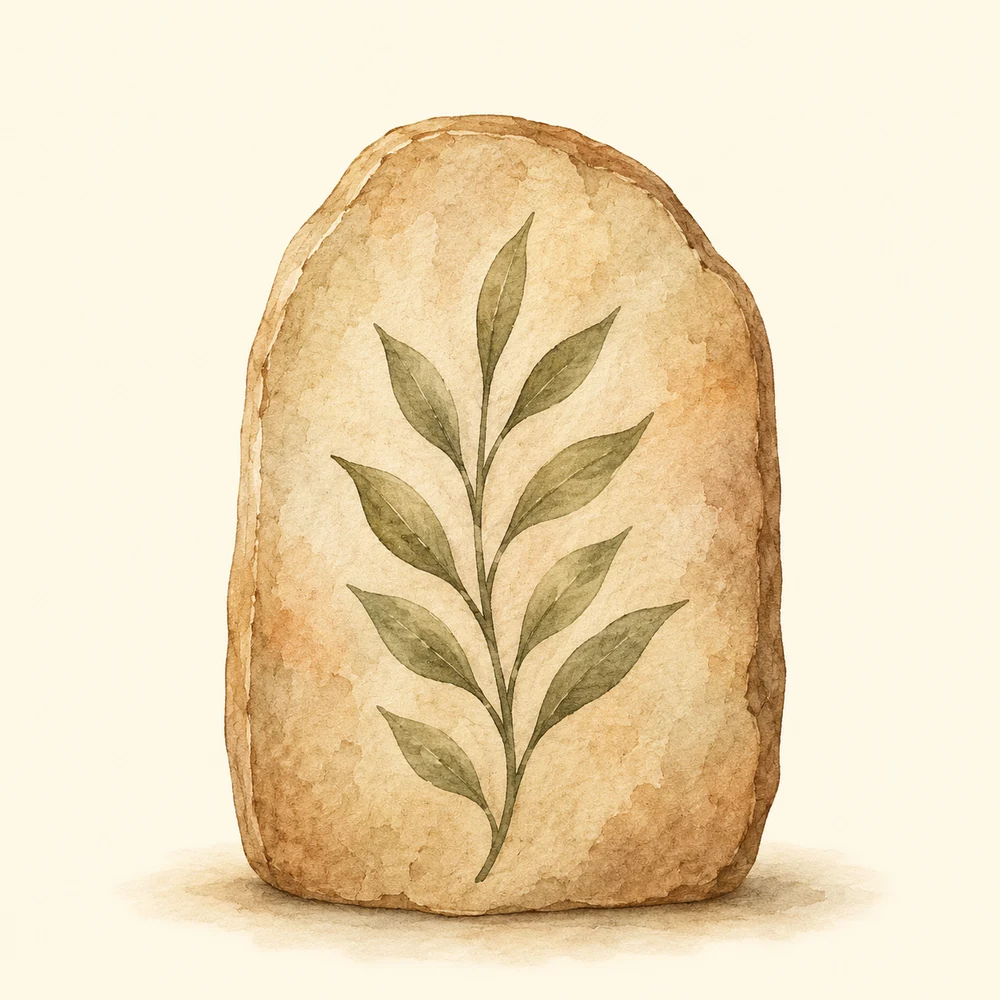 A leaf shield representing gentle boundaries.